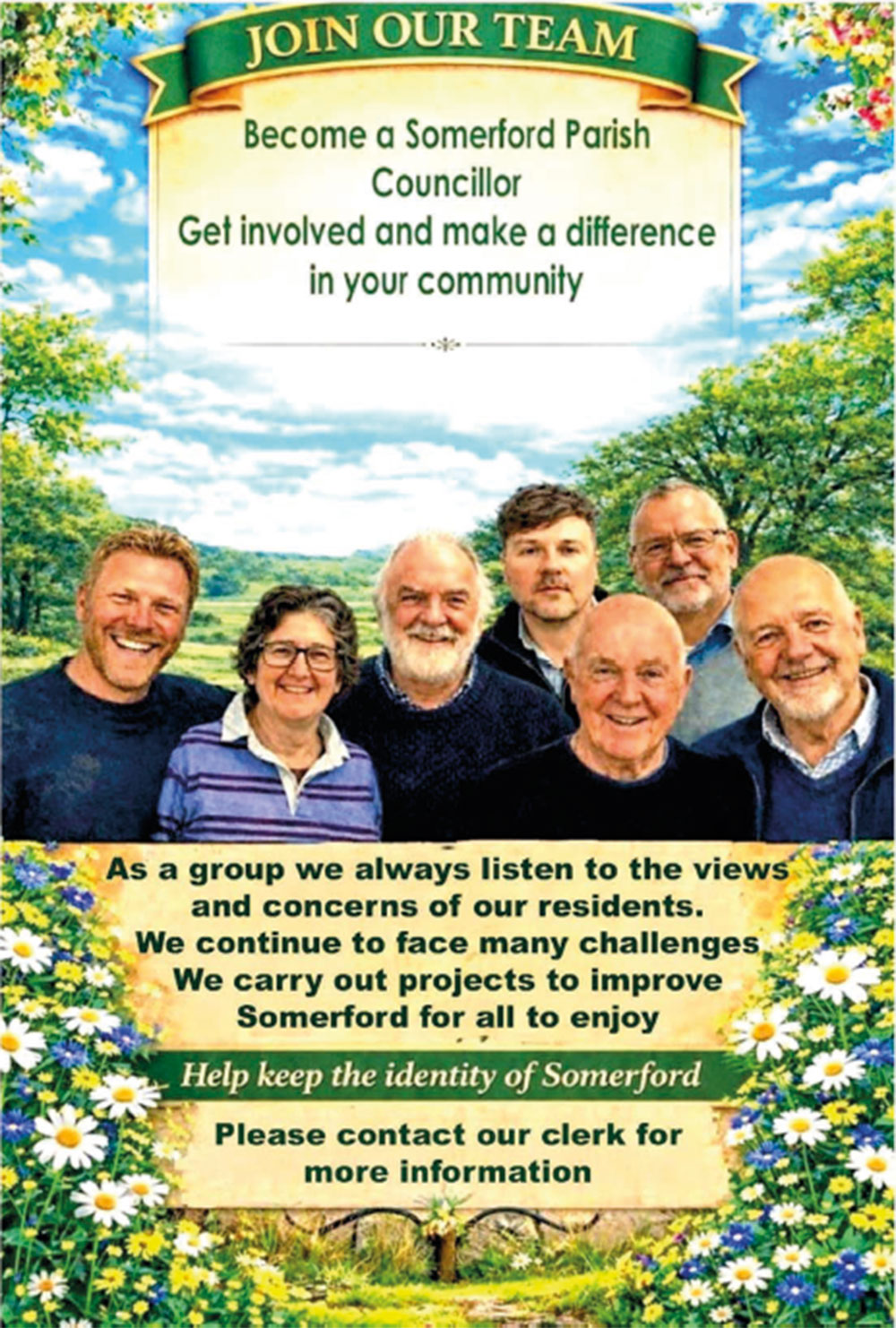 somerford parish council recruitment poster